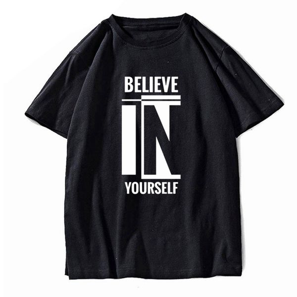 

creative believe in your self new style colors men t shirt lovely cotton men tshirt hip hop t-shirt men tee shirts fu0149