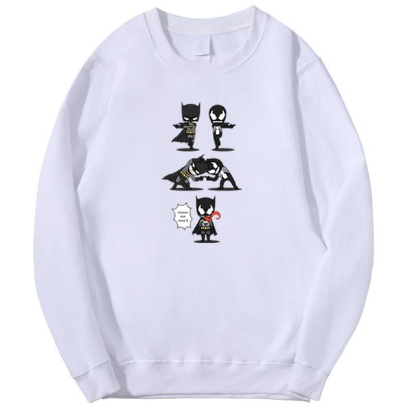 

movies mens pullover anime venom spring autumn fashion men hoodie funny hip hop sweatshirt pullover men's streetwear, Black