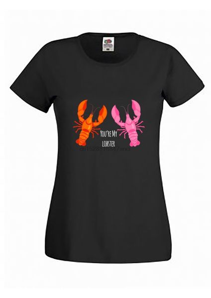 

friends - ladies and mens fit t shirt - youre my lobster - 100% cotton cartoon t shirt men new fashion tshirt loose(2