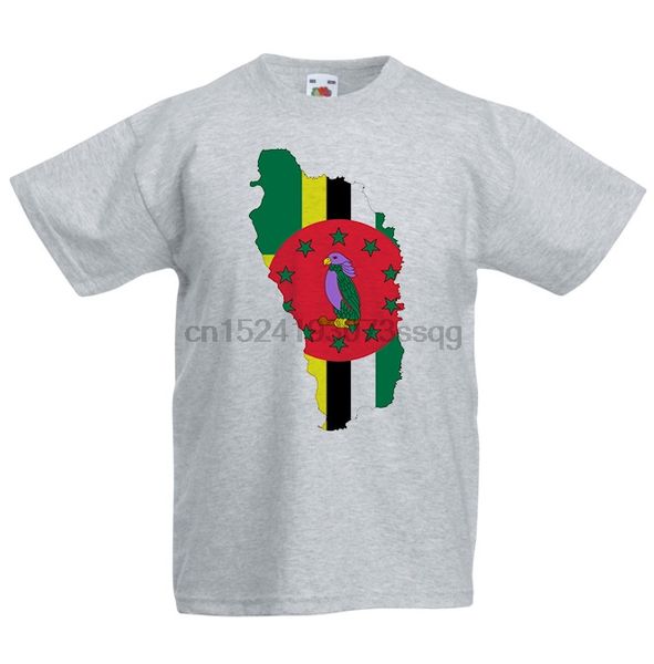 

dominica kids t-shirt country flag map children boys girls unisex