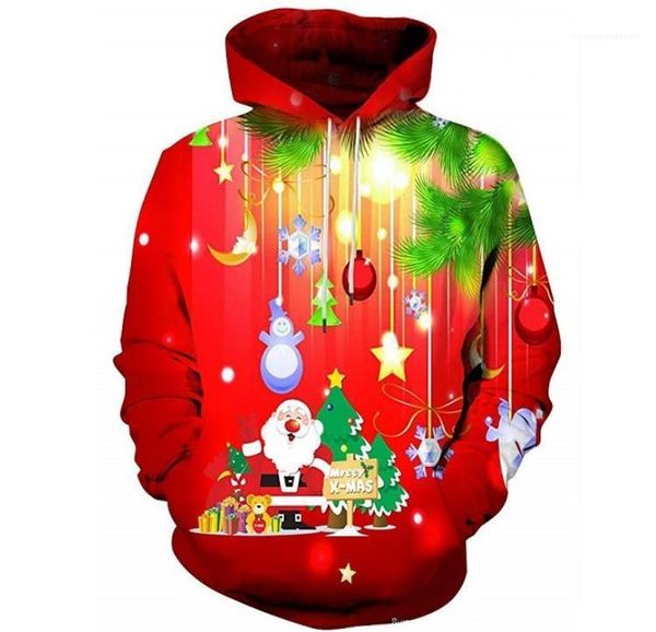 

xmas hoodies designer merry christmas hooded pullovers sweatshirts harajuku men 3d autumn, Black