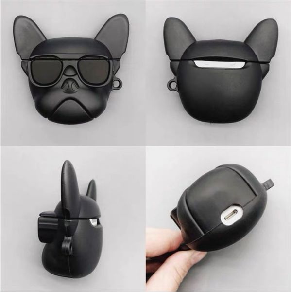 

2021 bulldog design case for earphones for airpods earphone accessories