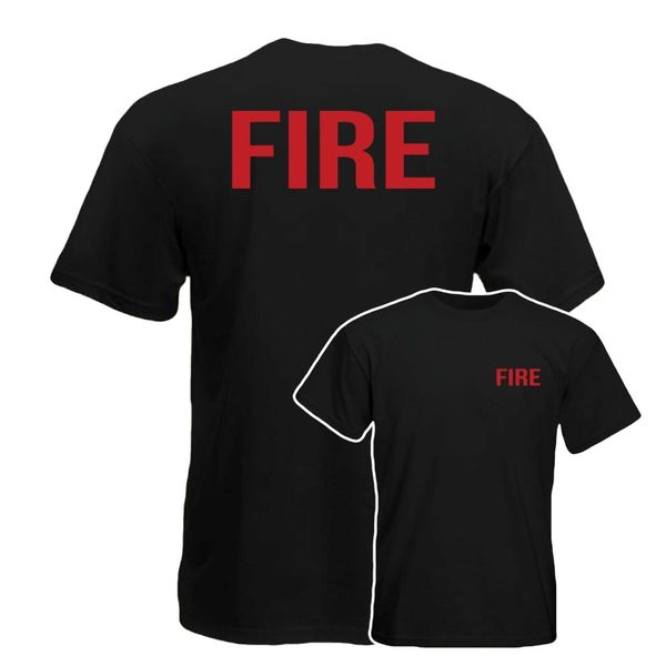 

summer style new t shirt men fire t-shirt, work wear, industrial office uniform tee funny casual tee shirts