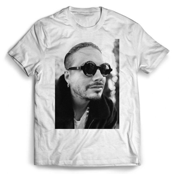 

j balvin glasses t shirt men women graphic retro tee shirt
