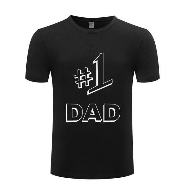 

number 1 #1 dad fathers day gift mens men t shirt tshirt 2018 new short sleeve o neck cotton casual t-shirt tee