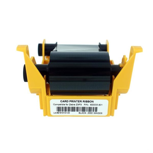 

new ribbon for zebra zxp series 800033-801 black the number of prints 1000