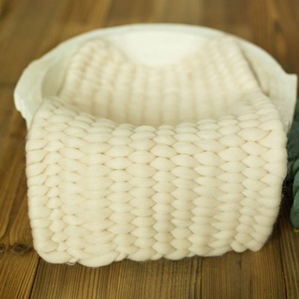 

newborn pgraphy props knitted crochet baby blanket infants p shooting basket accessories