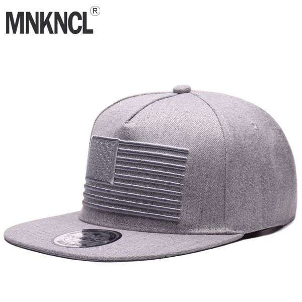 

ball caps 2021 stars and stripes embroidery cool flat bill baseball cap mens gorras snapbacks 3d flag hat ourdoor hip hop snapback, Blue;gray