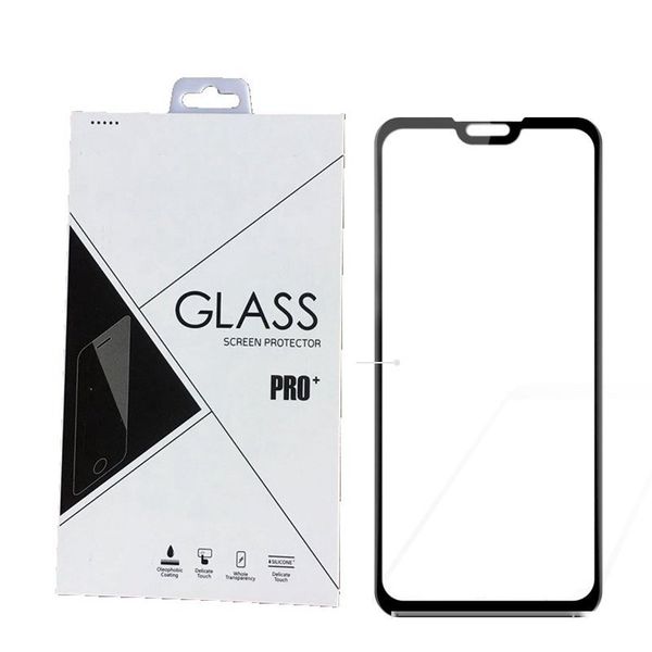 

9h full cover tempered glass screen protector for huawei y7 pro y9 y9 pro y9 rpime 2018 2019 600pcs in retail package