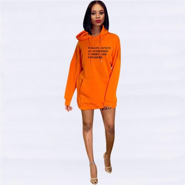 

slim fleece long sleeved hooded long pullover sweatshirts fashion womens hoodies letter printed womens designer hoodies casual, Black