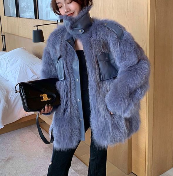 

winter overcoat women thicken warm jacket coat casual fashion lamb faux fur fluffy cozy loose female outerwear top, Black