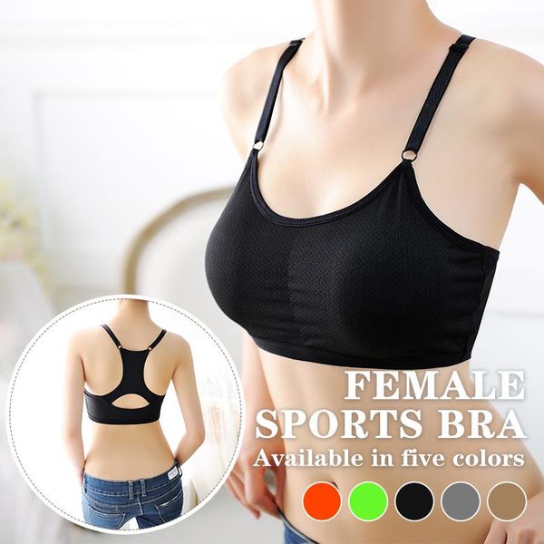 

беспроводные женщины бинты женщины проложенный жилет спорт бюстгальтер мода нижнее белье бесшовные ударопрочный мягкий очаровательная йога б, White;black