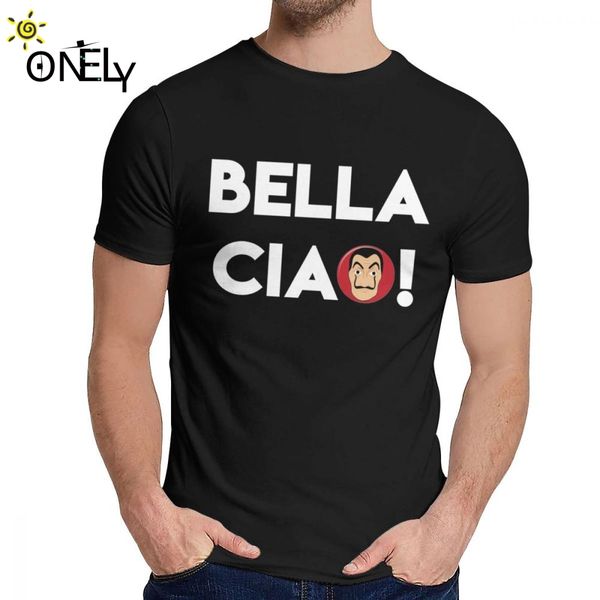 

man's t-shirt la casa de papel merchandise money heist cotton 2019 new arrival o-neck harajuku streetwear short sleeve