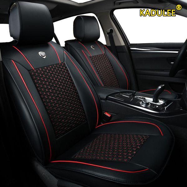 

kadulee 1pcs front car seat cover for getz ioniq i10 i20 santa fe solaris tucson creta ix25 ix35 accessories seat covers