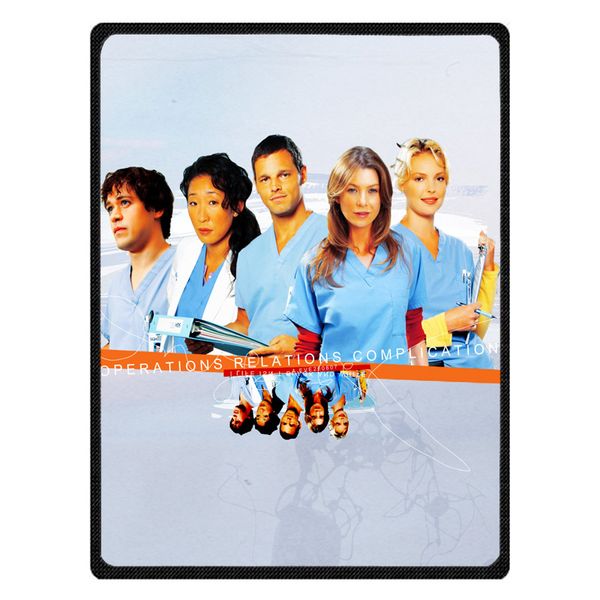 

Grey's Anatomy Customized Design Unique Fleece Blanket Outdoor/ Indoor Blanket Coral Flannel Travel Blankets