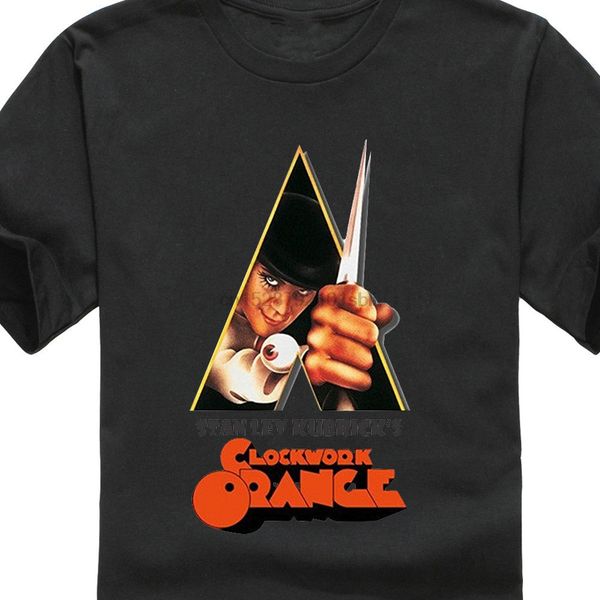 

fashion summer style men a clockwork orange alex malcolm mcdowell t-shirt classic cotton men round collar short sleeve solid