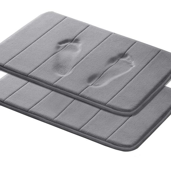 

wholesale bathroom carpet memory foam mat toilet anti-slip carpet