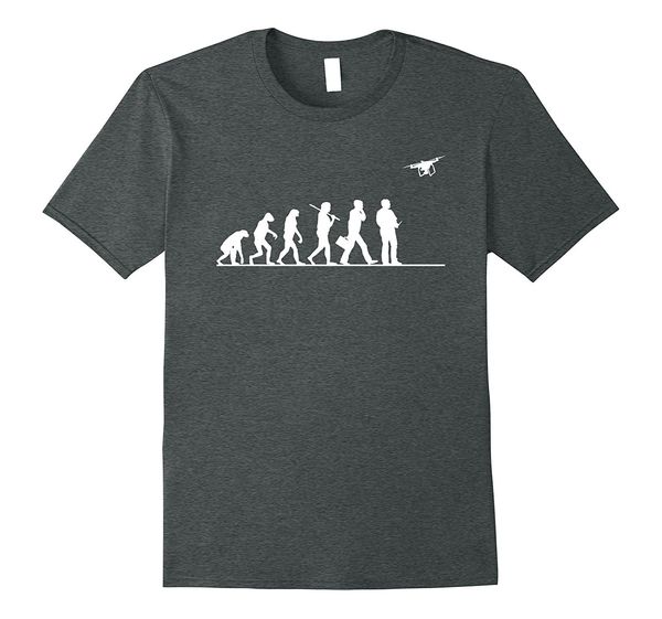 

new summer style unny novelty hip hop rock t-shirts men evolution of drone caveman cool tees