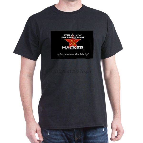 

cafepress сумасшедшая россии хакер logo футболка хлопковая футболка
