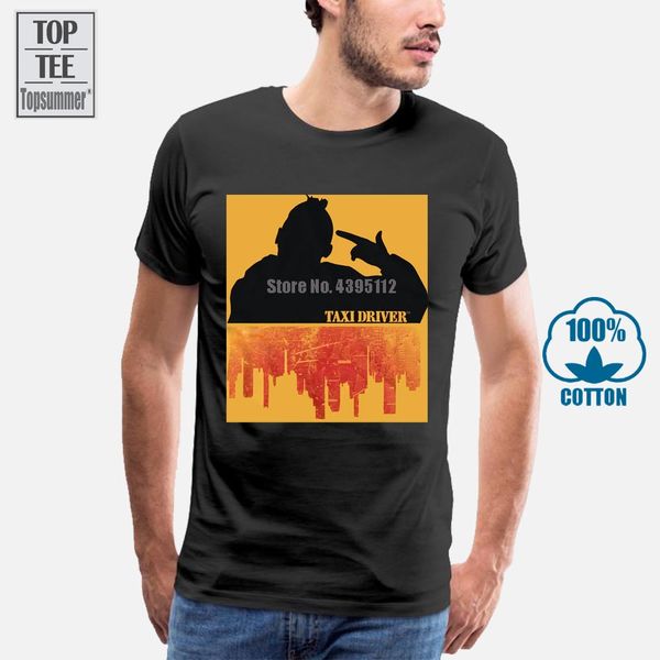 

1976 taxi driver movie sihlouette over the city t shirt