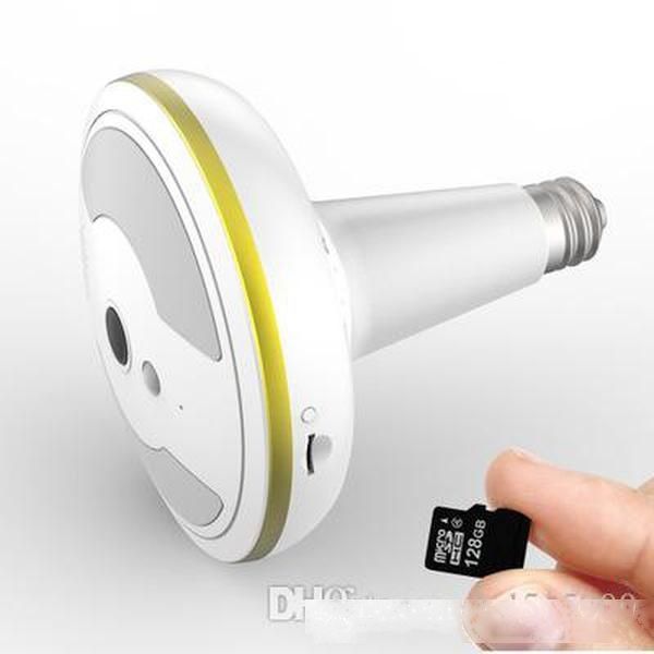 

360 degree wireless wifi smart infrared night vision white light panoramic hd camera mobile remote anti-theft monitoring