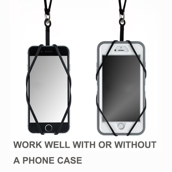 

cellphone lanyard strap universal smartphone case cover id holder necklace for iphone 7 8 x xs max samsung galaxy phone