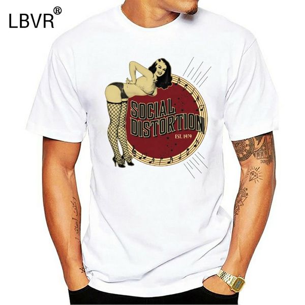 

men short sleeve tshirt social distortion est 1979 t-shirt cool women t-shirt
