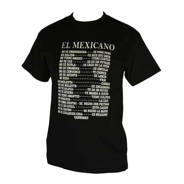 

el mexicano graphic mens t shirt