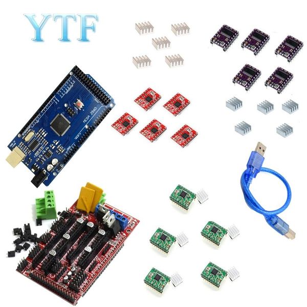 

computer & office mega 2560 r3 1pc ramps 1.4 control panel 5pcs drv8825 or a4988 stepper motor drive 3d printer parts