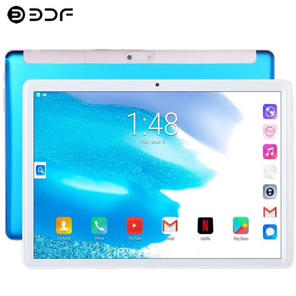 

global android 7.0 os 10 inch tablet 1gb ram 32gb rom 2.5d glass 3g sim phone call wcdma wifi netflix bluetooth tablets