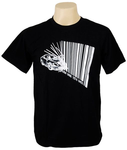 

печать тройники с коротким рукавом o-образным вырезом прохладный автокатастрофа barcode wall ребят футболку человек граффити m men summer st