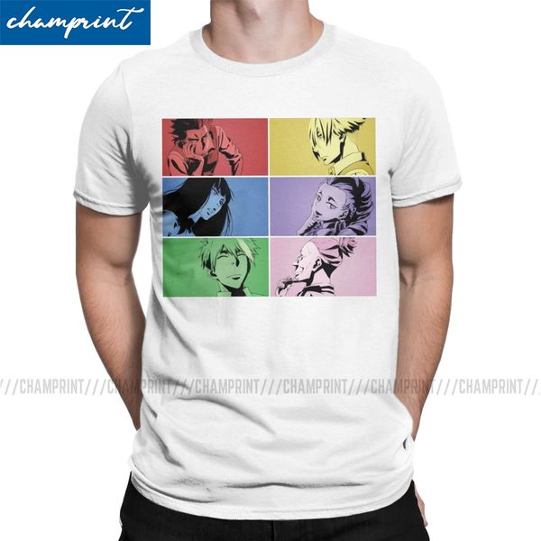 

funny death parade kaleidoscope t-shirt men crew neck 100% cotton t shirts decim bar anime short sleeve tees summer clothing
