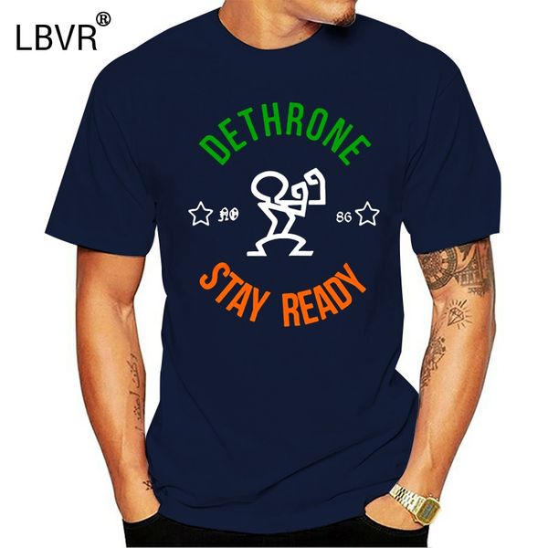 

round neck cool man's t-shirt deals dethrone conor mcgregor dublin walk out 2019 mens trendy creative graphic t-shirt top