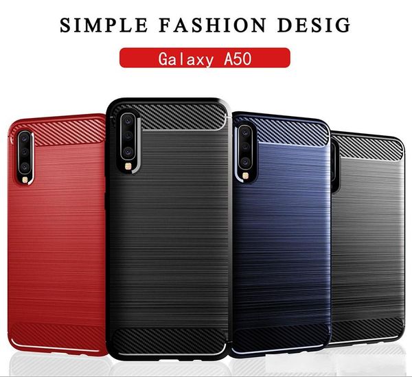 

carbon fiber silicone soft cover phone cases case for samsung a10e a60 a90 m30 m40 a80 a70 a50 a40 a30 a20e a2 core