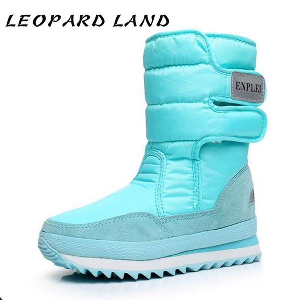 

leopard land 2020 women's show boots platform thick warm moistureproof antiskidding plus size moisture-proof show boots xz-27, Black