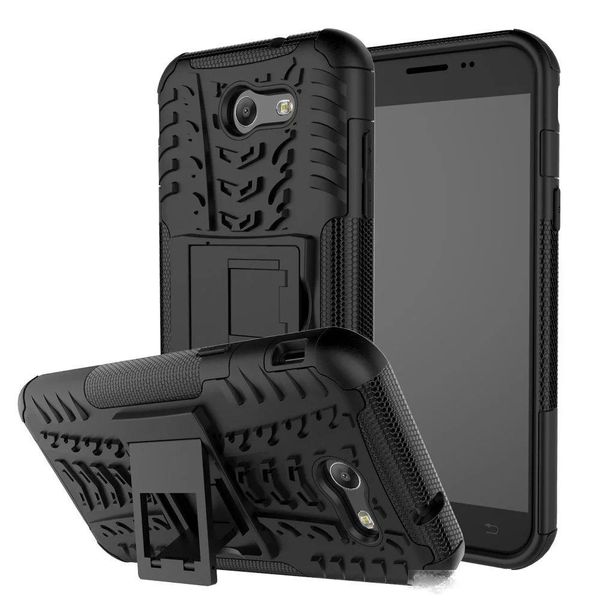 

for samsung galaxy j3 2017 dazzle heavy duty rugged dual layer impact armor robot kickstand case cover 200pcs/