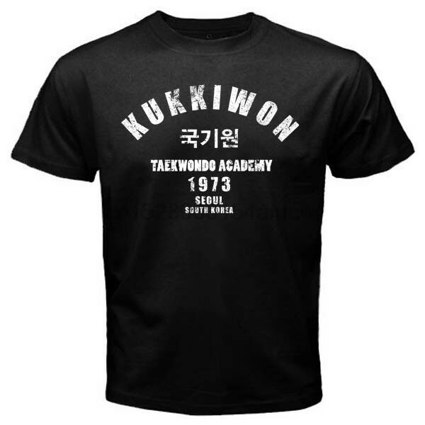 

kukkiwon taekwondo academy korean martial arts - custom men's t-shirt tee