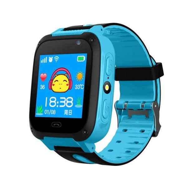 

kids smartwatch gps blood pressure monitor sim card call tracker child camera sos anti-lost smart watches for children