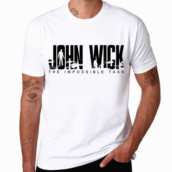 

john wick t shirt tshirt men funny print fashion t-shirt short sleeve summer male tee