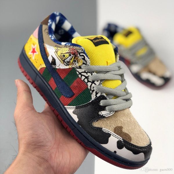 

sb dunk what the dunk sb limited running shoes casual outdoor sport sneaker size 36-45, White;red