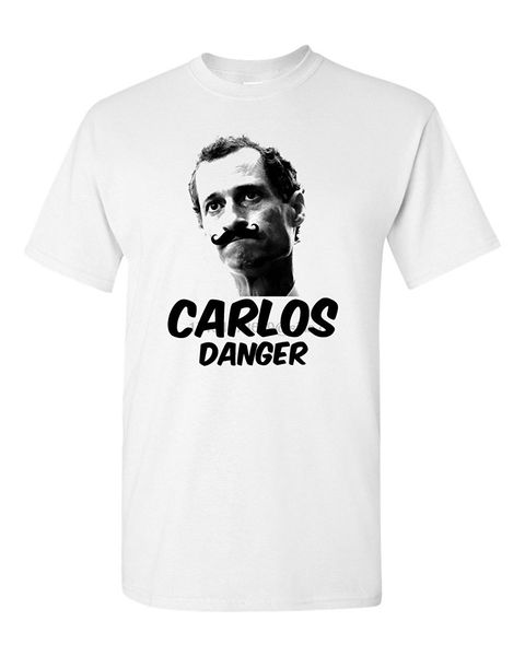 

anthony weiner as carlos danger sexting scandal mens white t-shirt