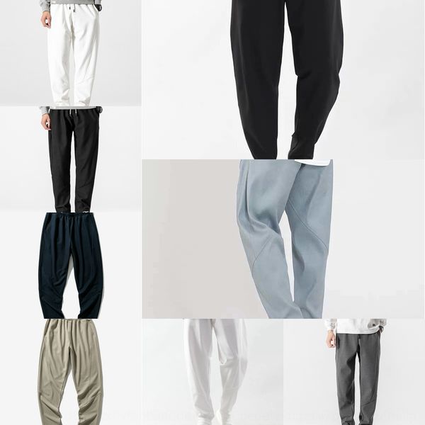 

casual sports sports men's loose harem autumn and winter thickened casual pants small feet chinese style pants men's large size or, Blue