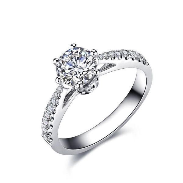 

zocai women 18k gold ring 0.236 ct certified h/ si round cut diamond choker engagement ring 18k white gold (au750) w04676, Golden;silver