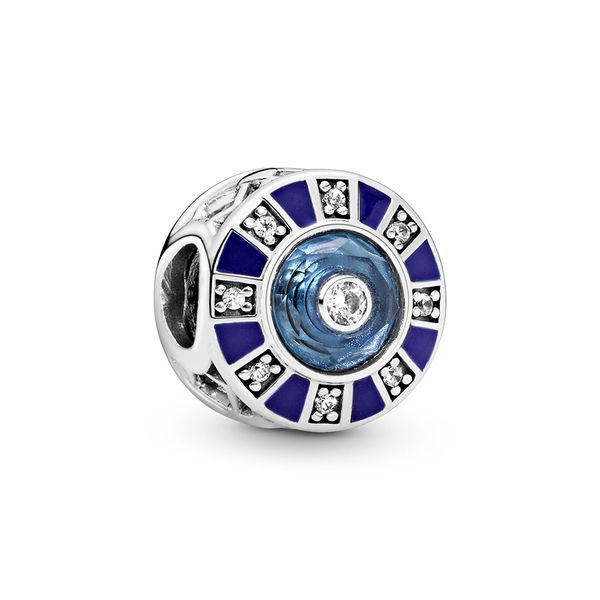 

2020 new original authentic ale 925 sterling silver blue mosaic charms beads fit pandora style bracelets for diy fashion jewelry design make, Black