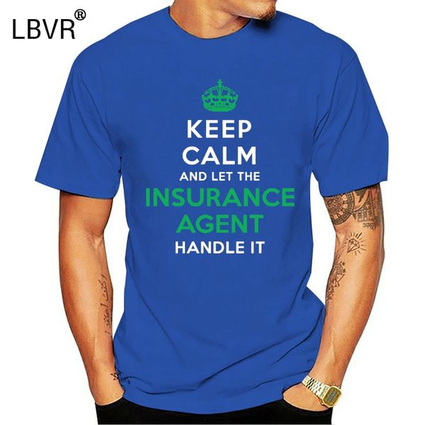 

men t shirt keep calm - insurance agent women tshirt