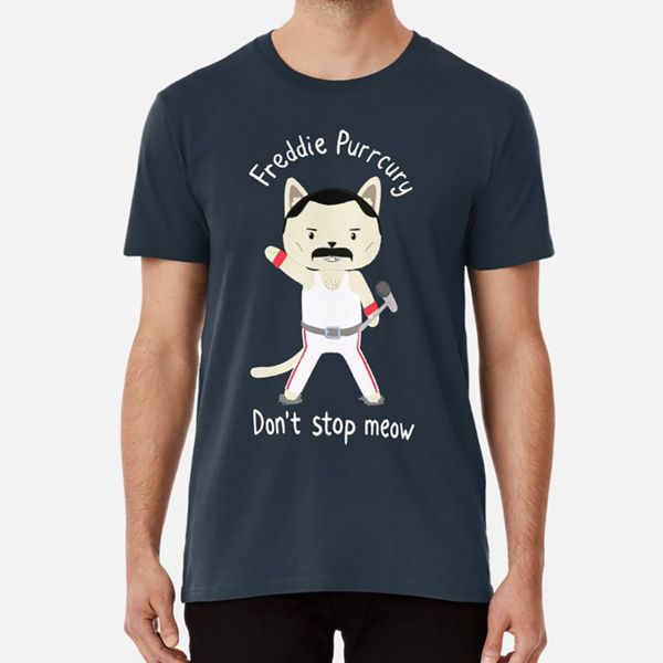

don't smeow cute freddie cat - the original - print t shirt freddie purrcury queen for kids queen for babies