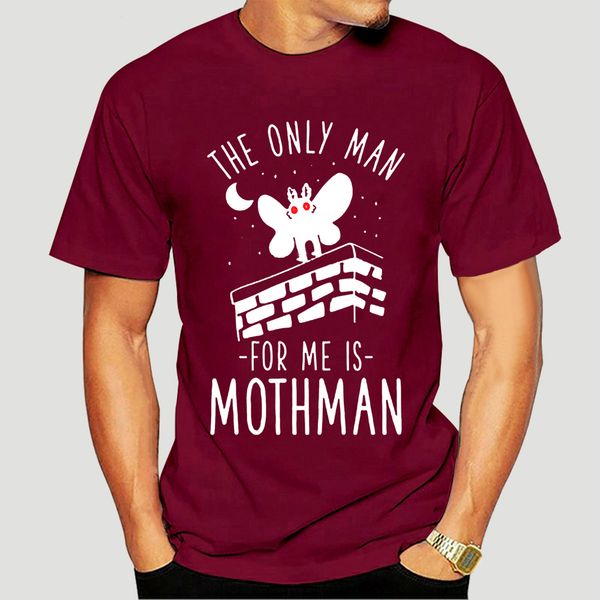 

the only man for me is mothman t shirt flatwoods monster thriller horror movie urban legend myth cryptid west virginia-2346d
