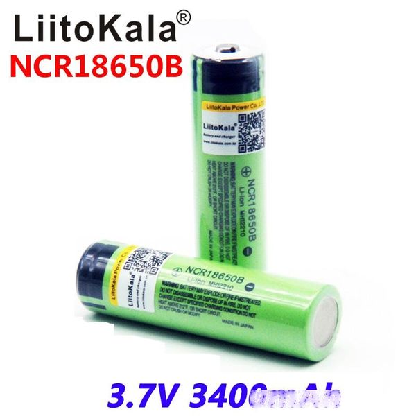 

heap rechargeable batteries liitokala 100% original 3.7 v batteries for ncr 18650b 3400 3400 mah rechargeable power bank for flashlight