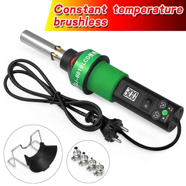 

air gun gj- 8109 portable rework soldering station led digital hair dryer for soldering 700w heat gun welding repair tools
