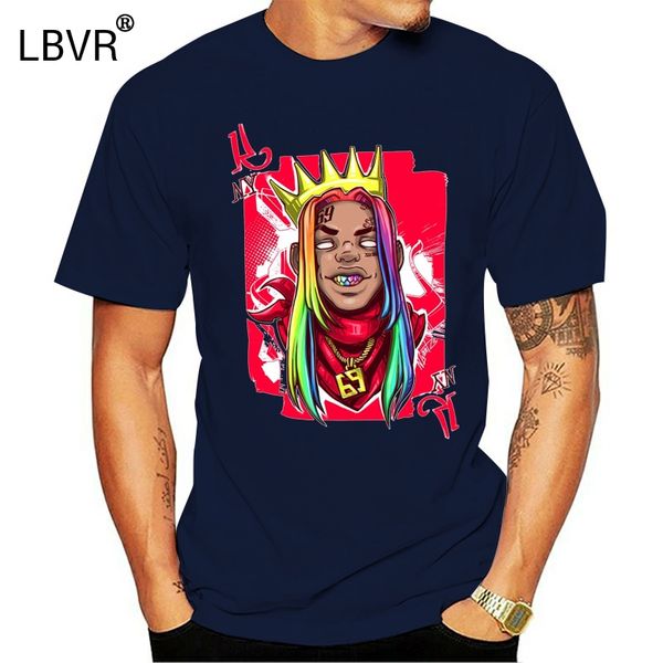 

6ix9ine tekashi69 майка plus szie горячая продажа ницца с короткими рукавами для человека женщин логотип тис